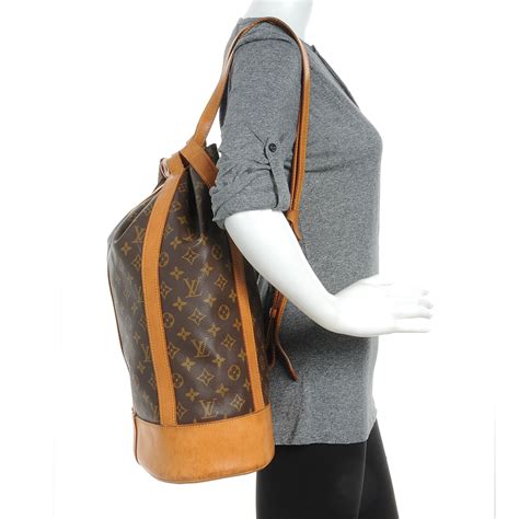 Vintage Louis Vuitton Monogram Randonnee GM Backpack